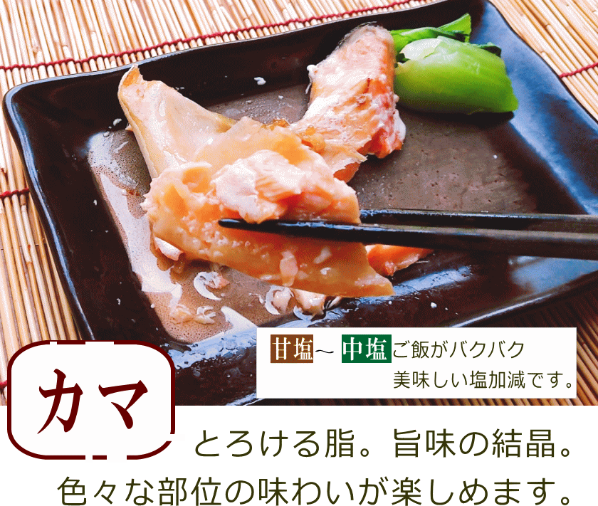 佐渡産銀鮭カマ