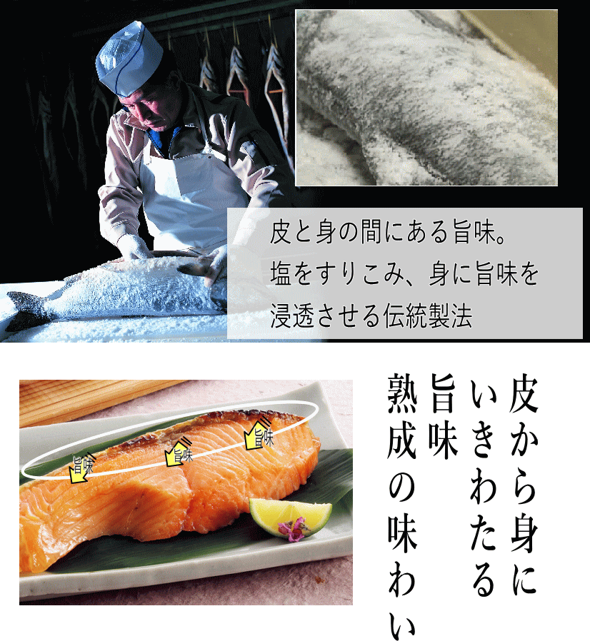 トラウトサーモン塩