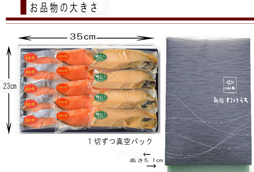 ギフトサイズ