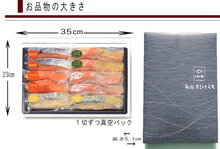 ギフト サイズ